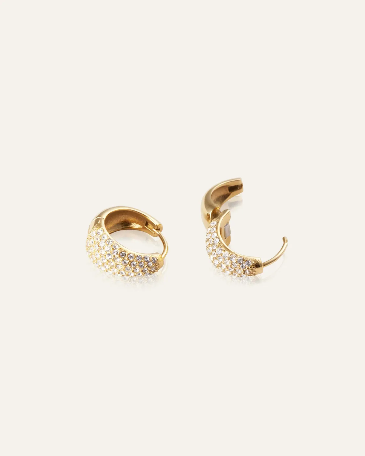 Mockberg Treasure Hoops øredobber gull 16 mm