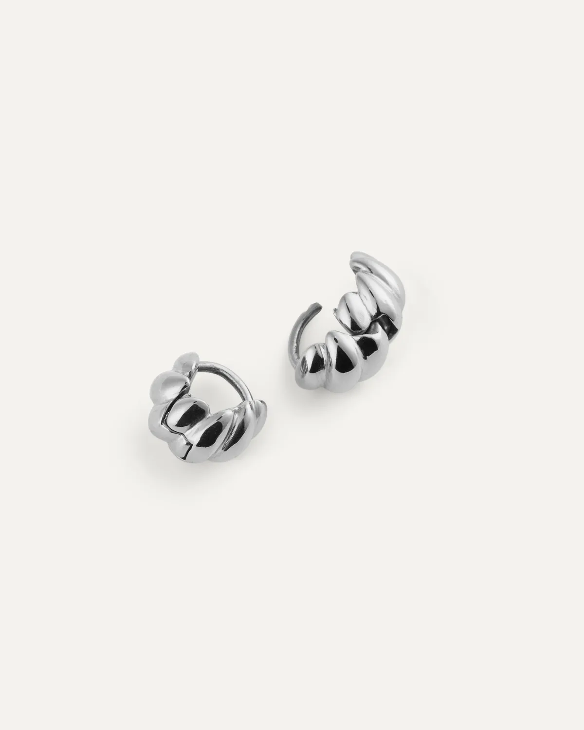 Mockberg Seléne Small Hoops øredobber sølv 18 mm