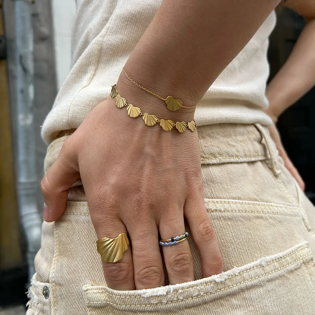 Enamel Lola R105 ring Cornflower justerbar 48-52