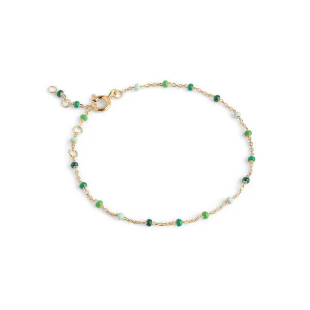 Enamel Lola armbånd Spring gull 15+4 cm