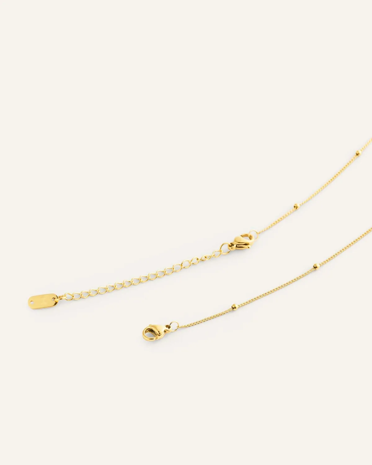 Mockberg Beaded Chain halskjede gull kuler