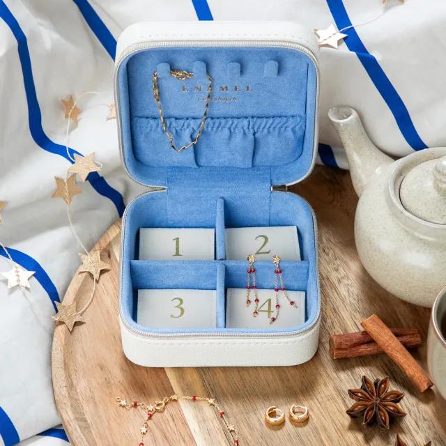 Enamel Adventskalender gull onesize Starry Night