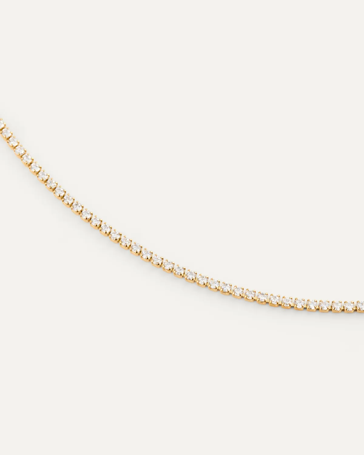 Mockberg Shiny Tennis Bracelet armbånd gull vanntett