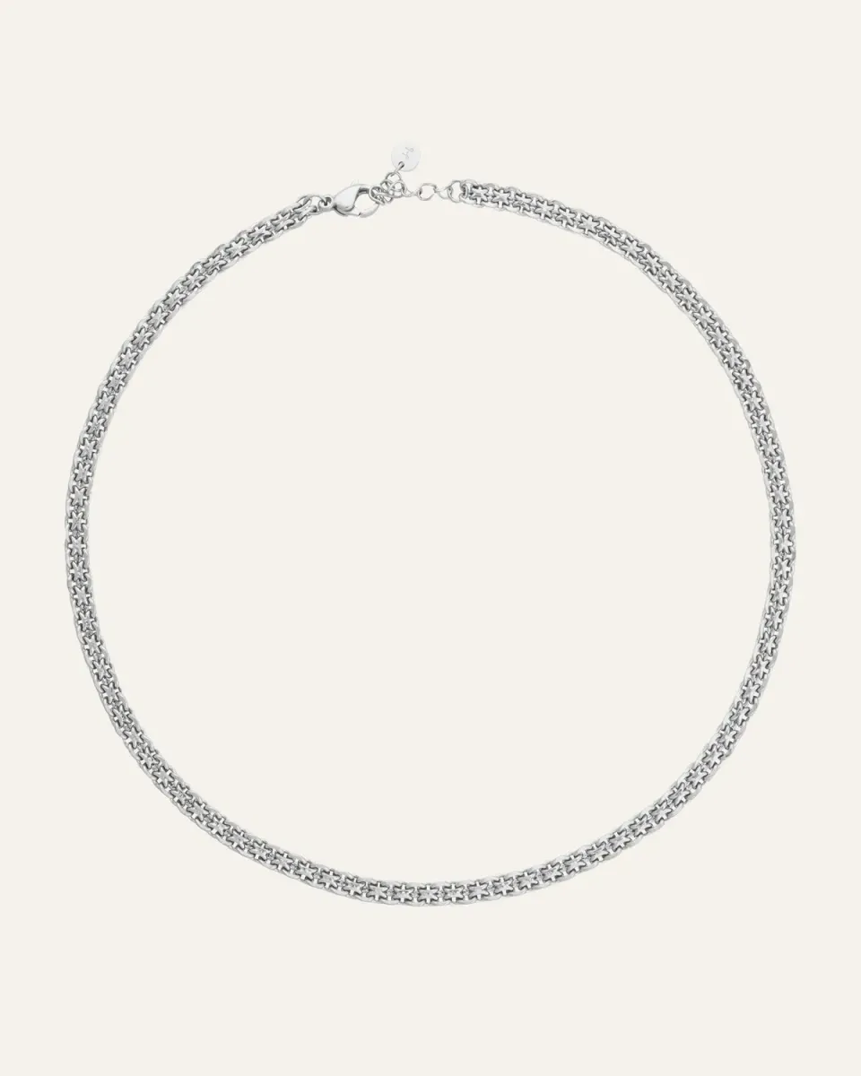 Mockberg Darling kjede sølv 410 mm justerbar