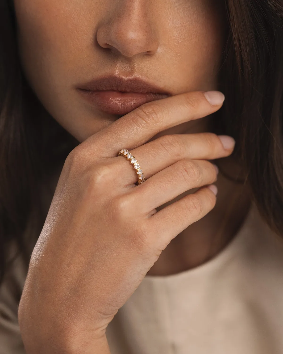 Mockberg Forever ring gull zirkonia