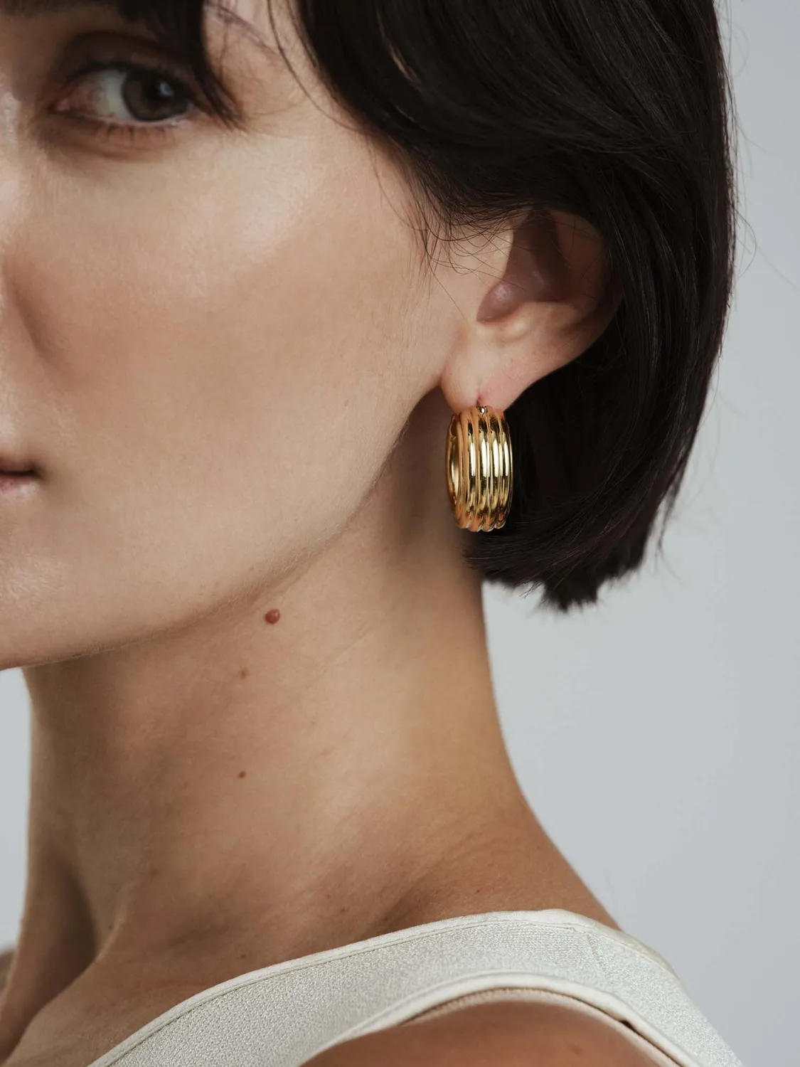 Mockberg Edge Ribbed hoops gull 24 mm