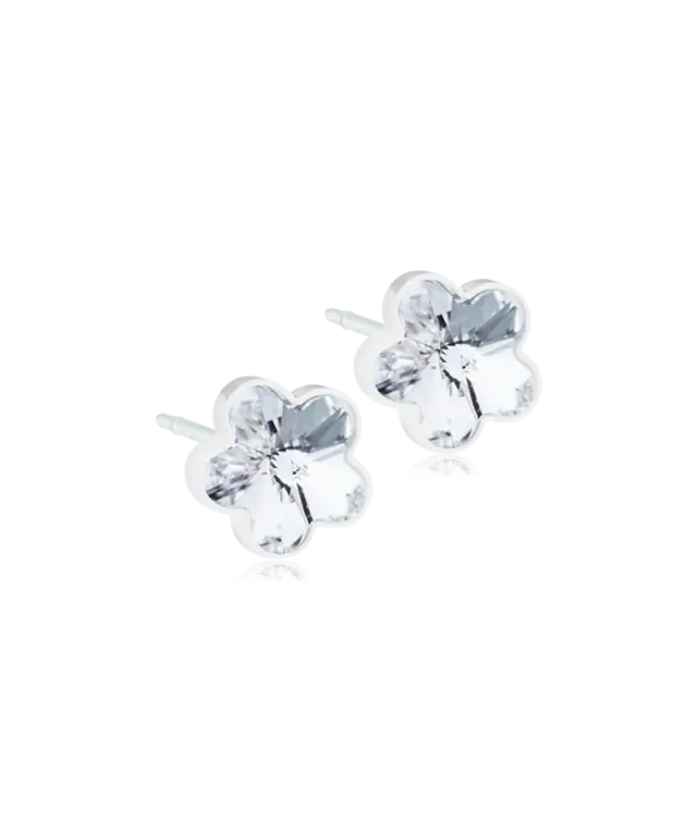 Blomdahl Flower øredobber crystal 6 mm plast