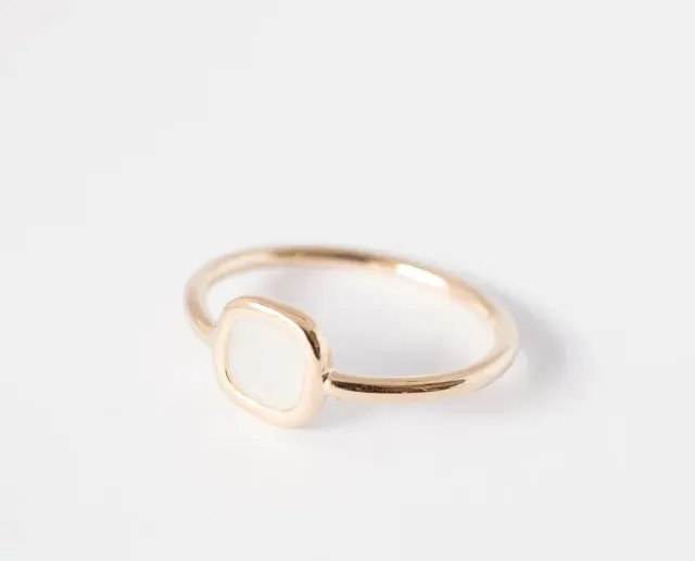 Eremis Alessia ring gullbelagt 18 karat