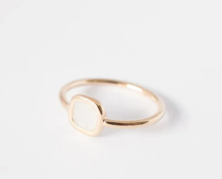 Eremis Alessia ring gullbelagt 18 karat