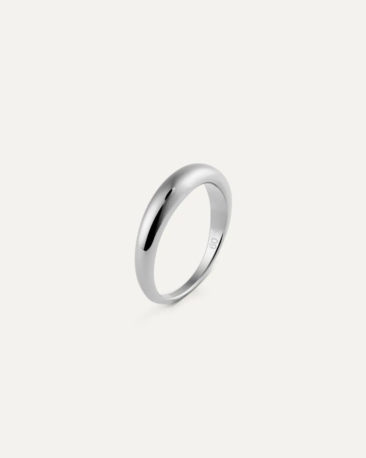 Mockberg Classic Ring sølv vattentålig stålring