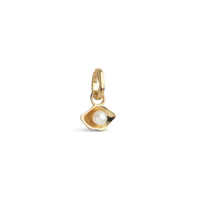 Enamel Shiny Shell charm anheng 9,5 mm perle