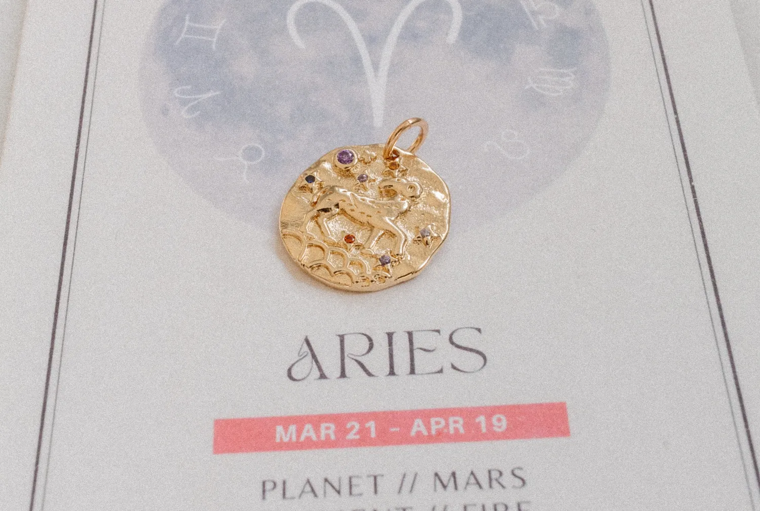 Eremis Aries Charm stjernetegn væren 15 mm