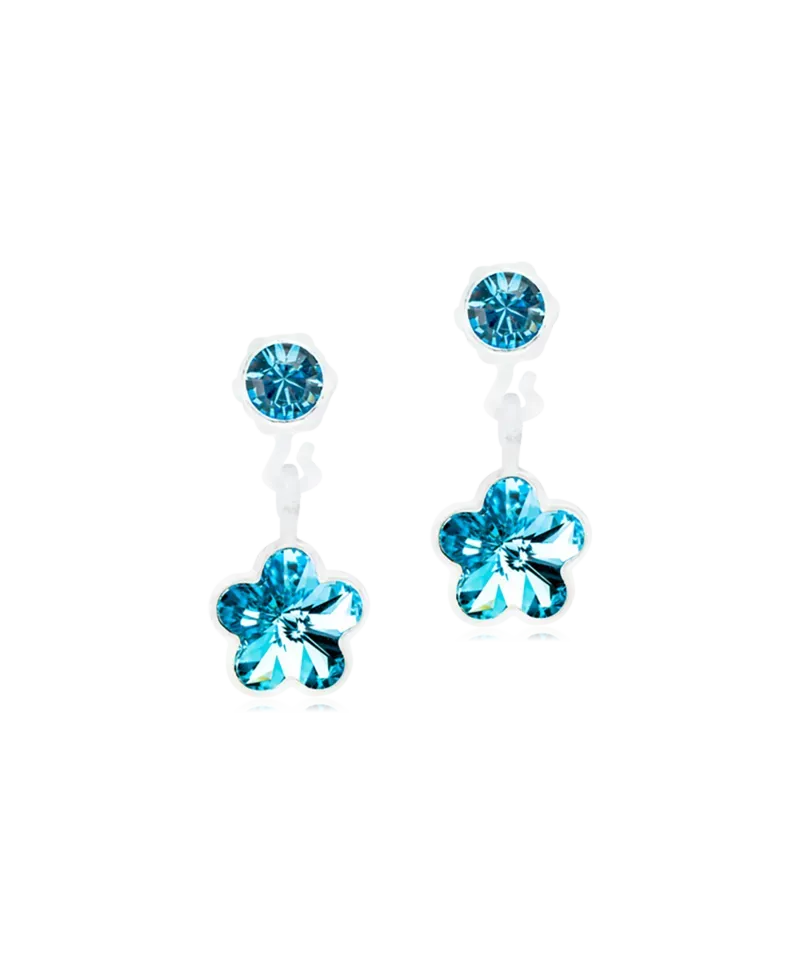 Blomdahl Pendant Flower øredobber aquamarine 4/6 mm plast