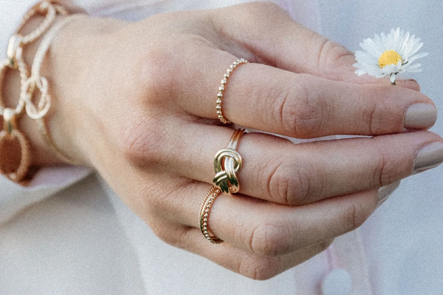 Eremis Leoni ring gullbelagt 18 karat