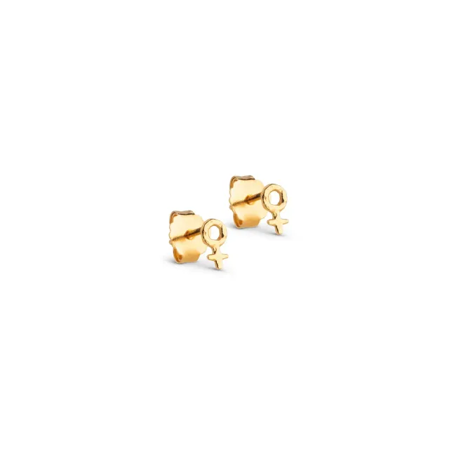 ENAMEL Copenhagen Feminine Power studs ørestikker gull 6,5 mm