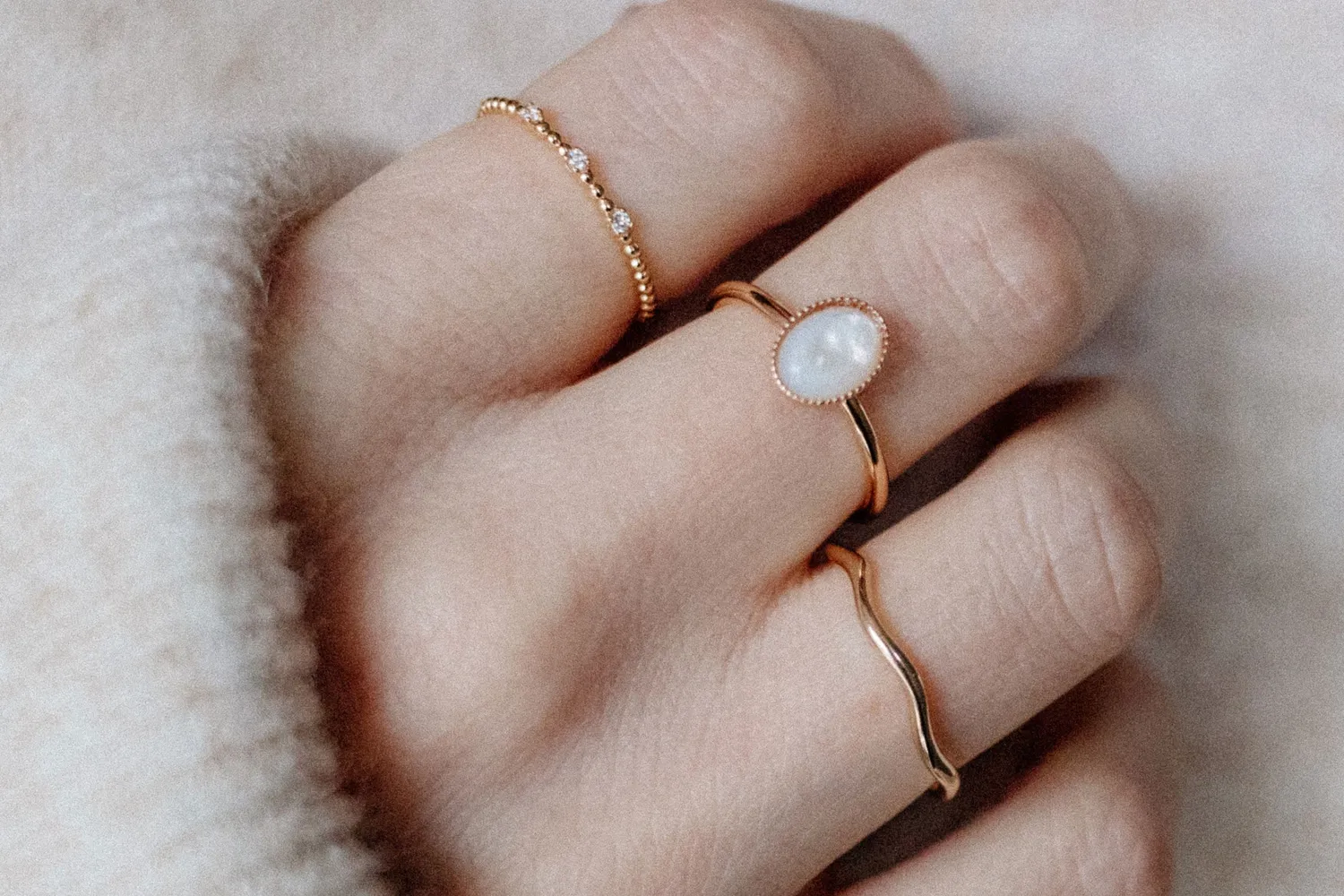 Eremis Julietta ring gullbelagt størrelse 50