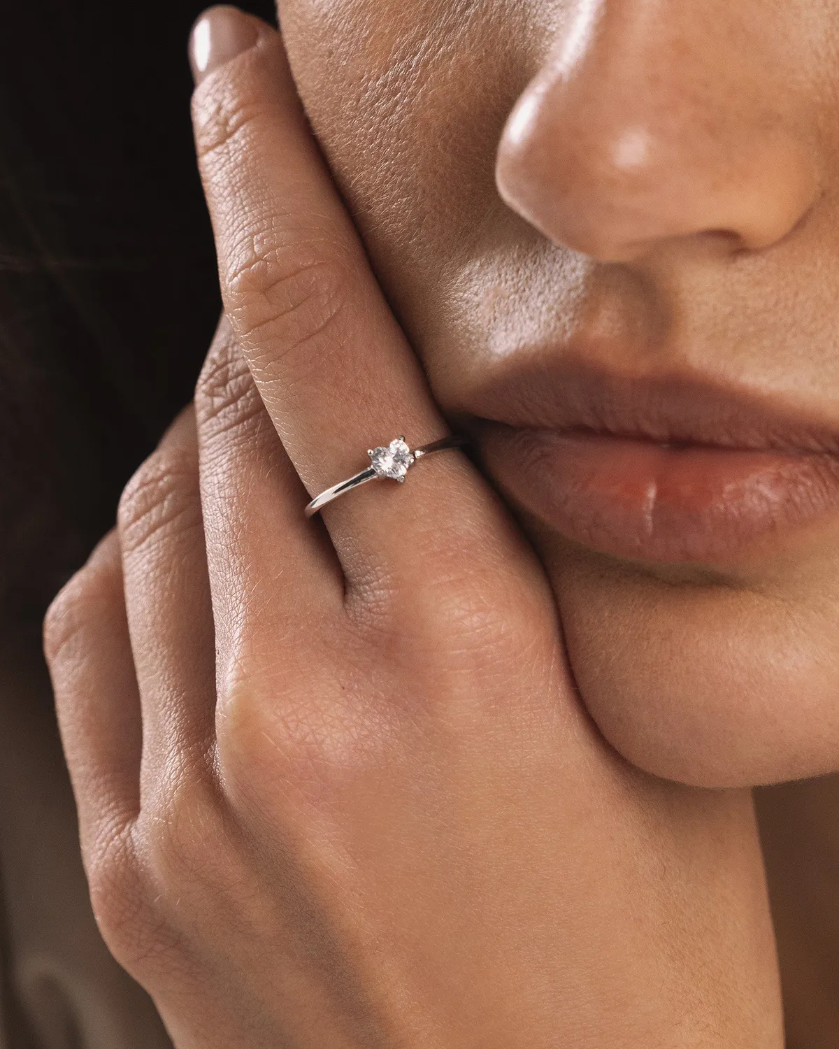 Mockberg Beloved ring sølv zirkonia