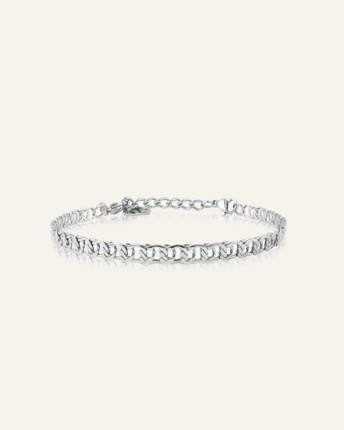 Mockberg Infinity Bracelet armbånd sølv 200 mm vanntett