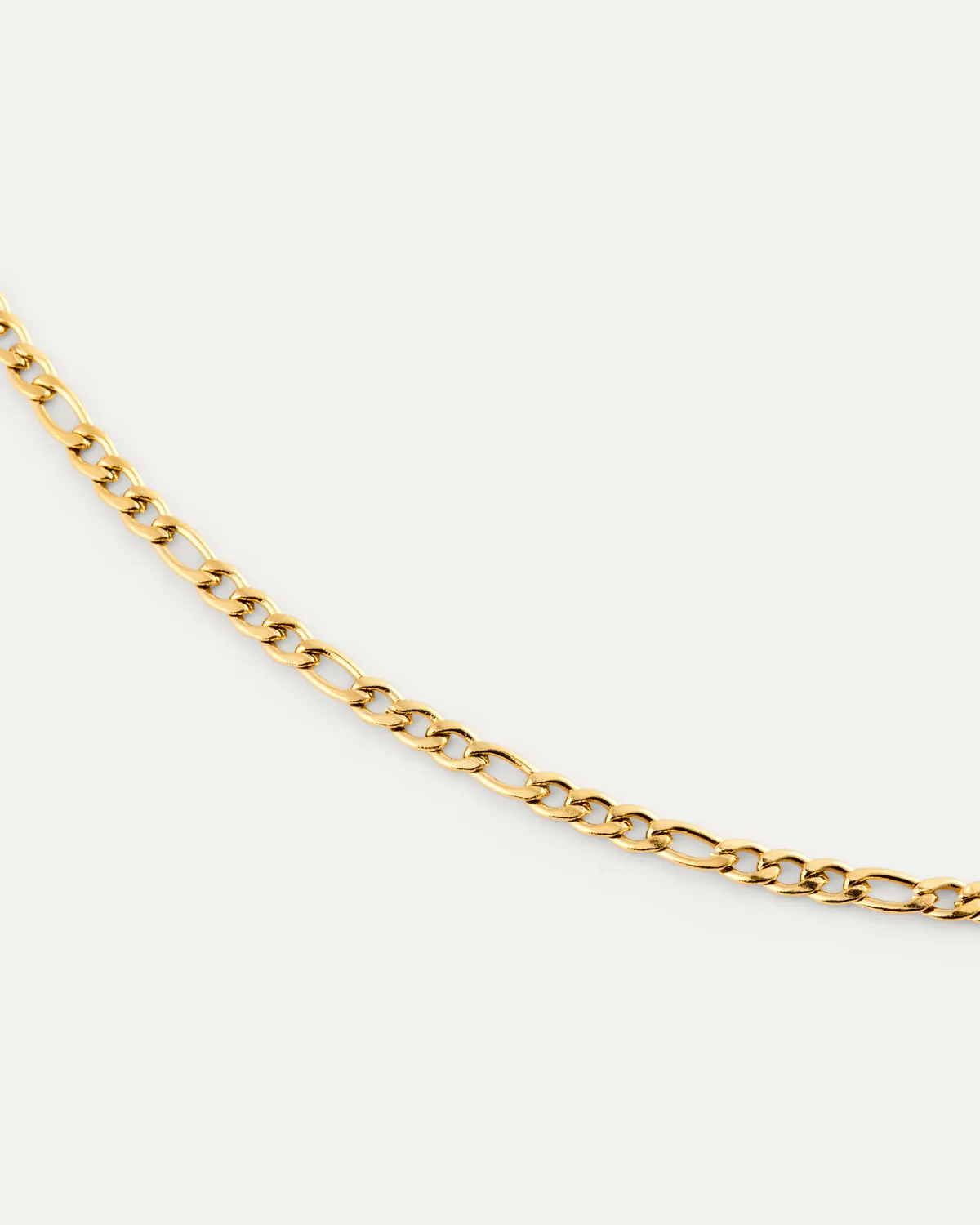 Mockberg Thin Figaro Armbånd Small gull 3 mm