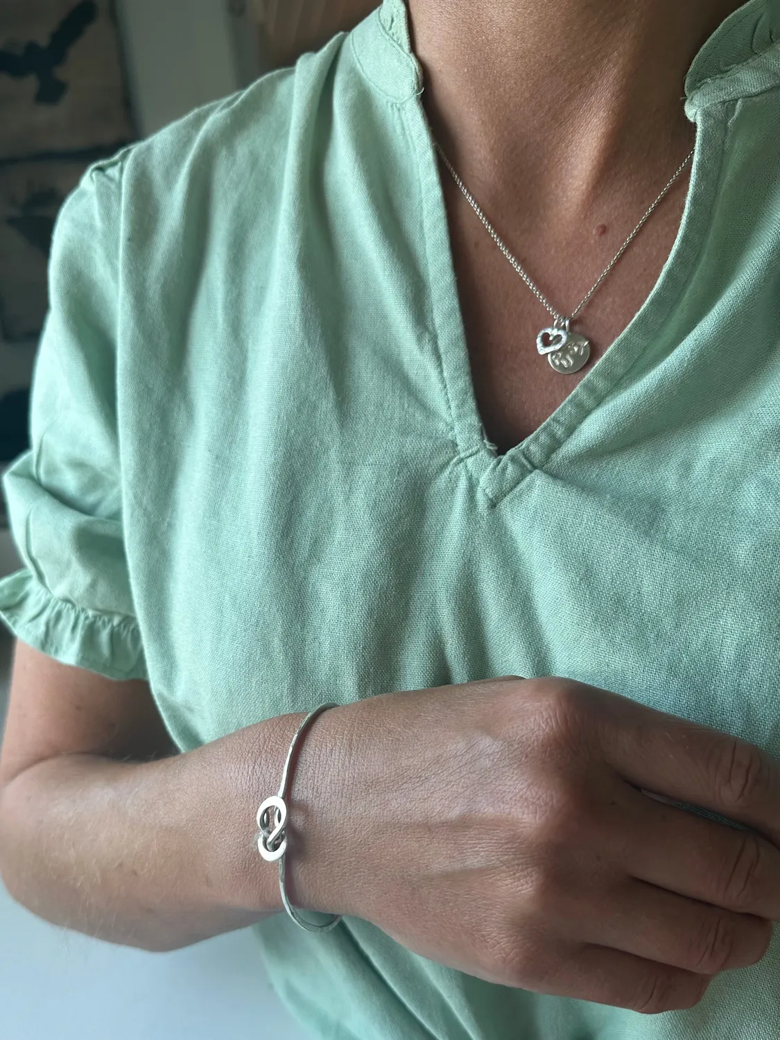 Sivia Evigheten armring i sølv