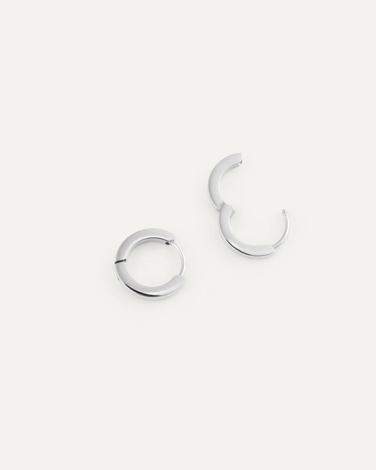 Mockberg Classic hoops small øredobber sølv 13 mm