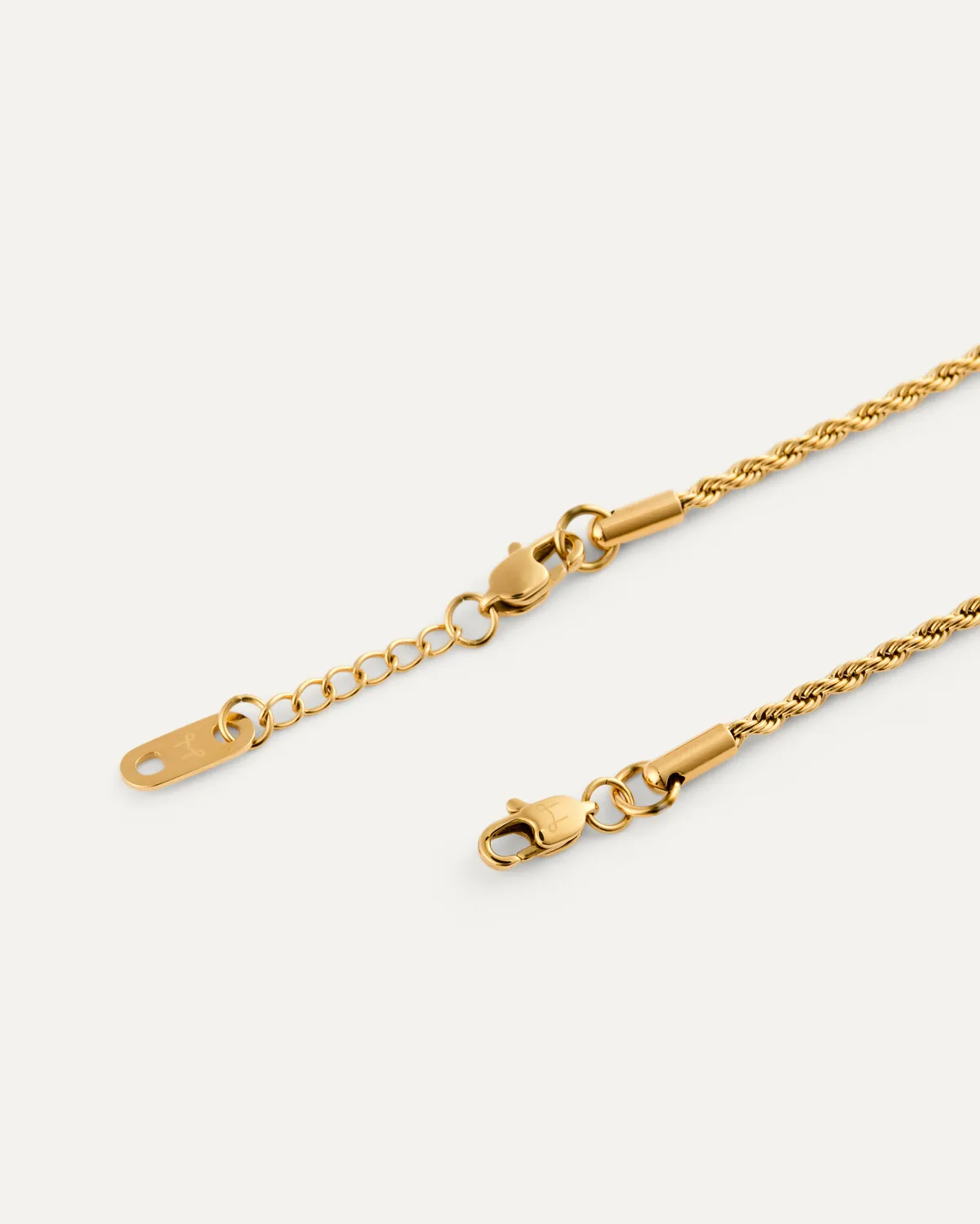 Mockberg Thin Rope Bracelet armbånd gull vanntett