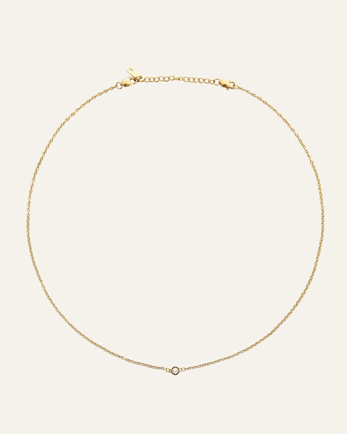 Mockberg Thin Sparkle Necklace halskjede gull vanntett