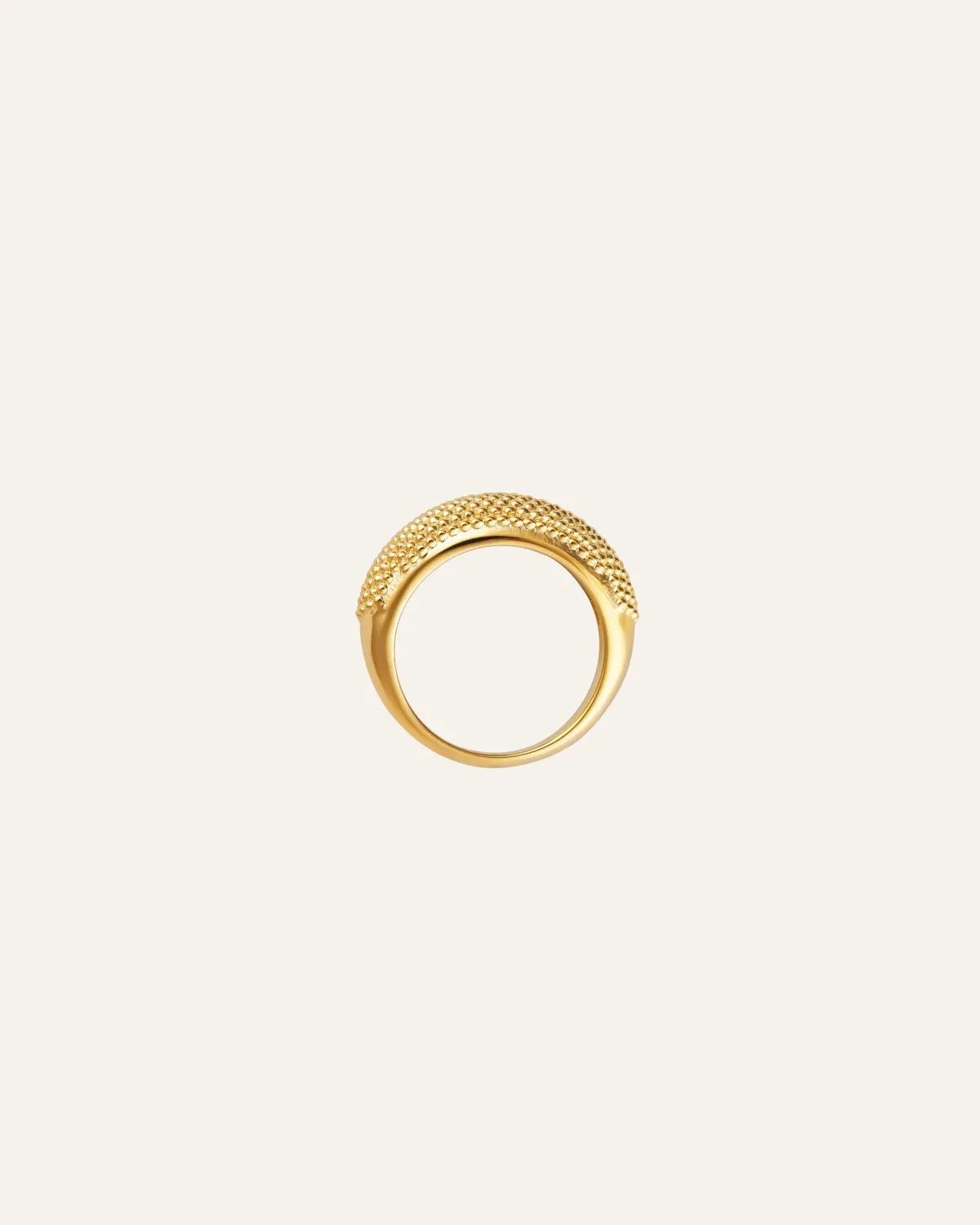 Mockberg Honey Ring ring gull strukturert