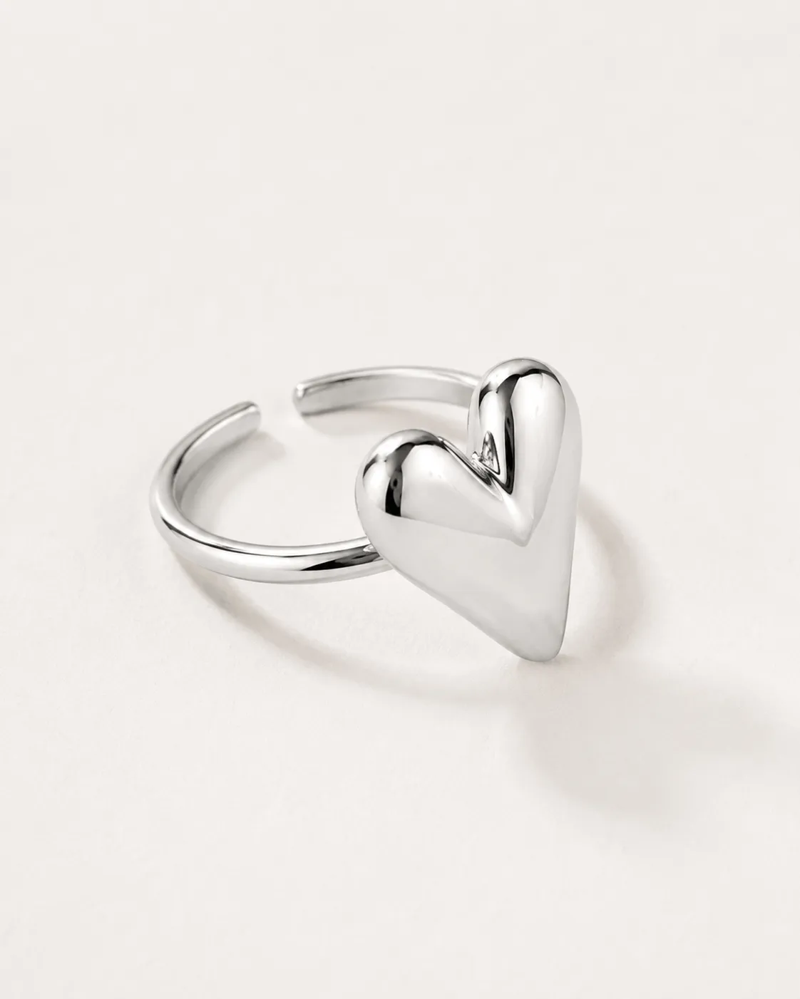 Mea Nani Wild Heart justerbar ring i stål vanntett