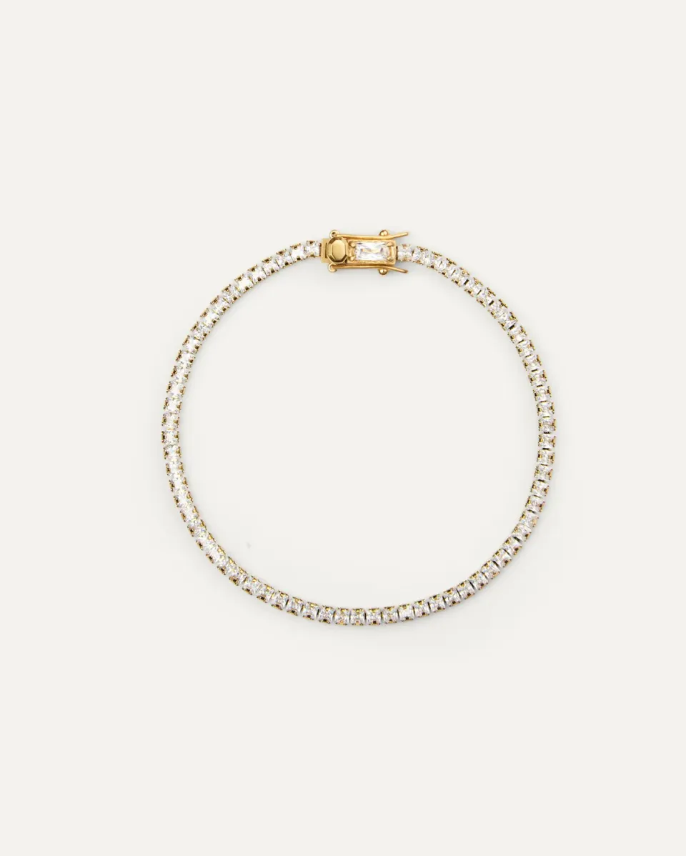 Mockberg Camille Gold armband Small 150 mm gull zirkonia