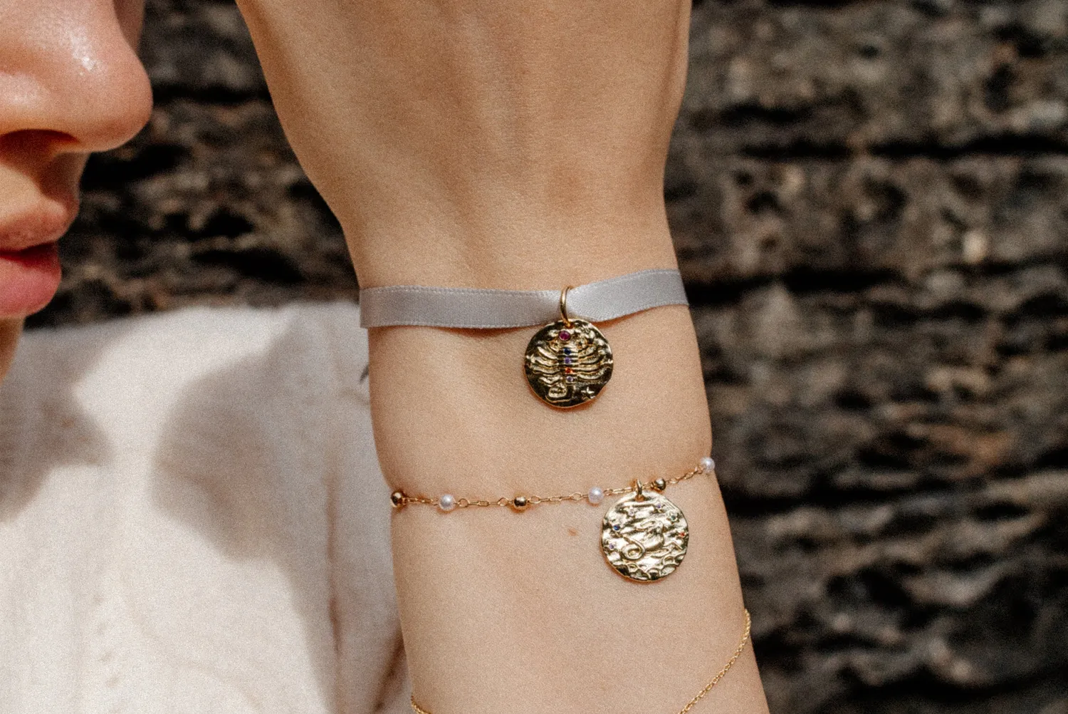 Eremis Lumière Astro armbånd stjernetegn 18 karat
