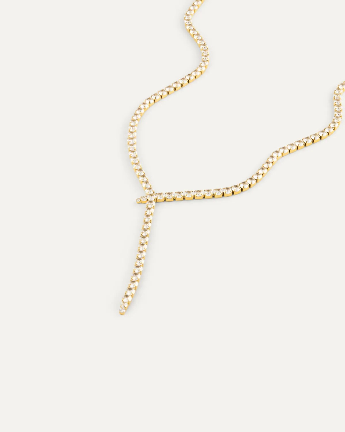 Mockberg Alora kjede gull cubic zirconia