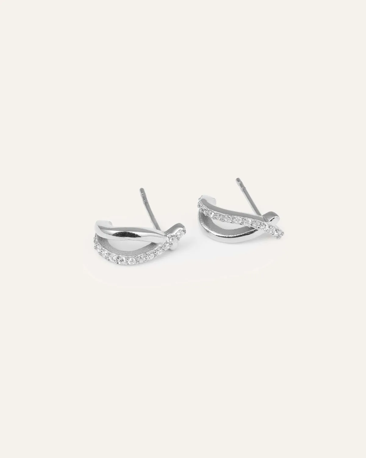 Mockberg Ines Earring øredobber sølv zirkonia