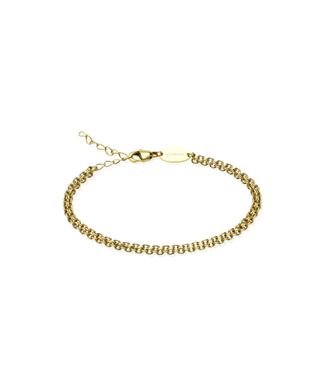 Blomdahl Lily armbånd gull 15,5–19 cm