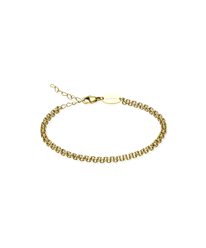 Blomdahl Lily armbånd gull 15,5–19 cm