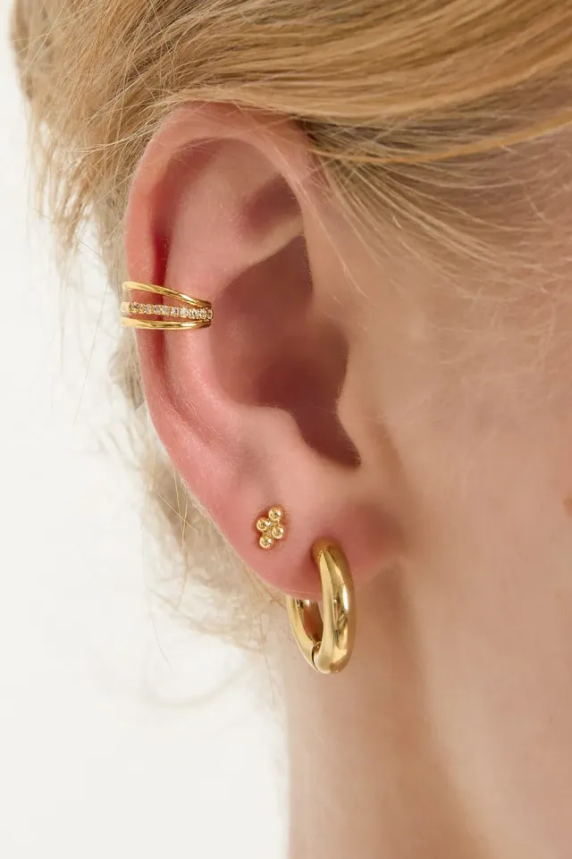 Mea Nani Jewellery Trio Shine ear cuff zirkona