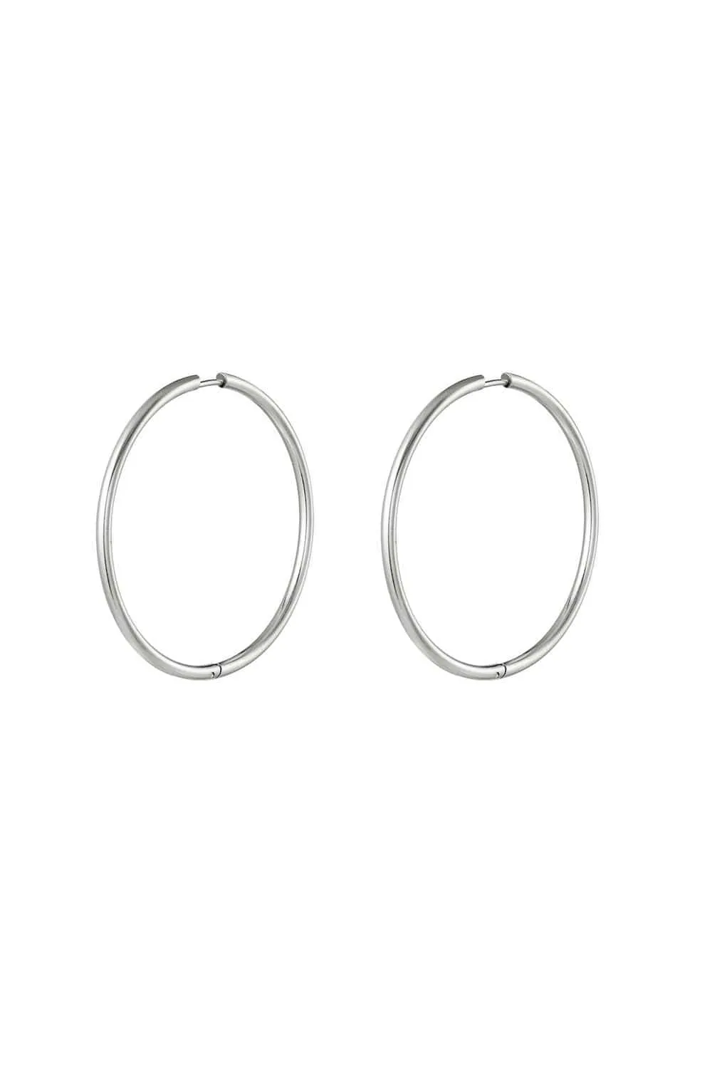 Everyday Confidence Hoops øredobber sølv medium
