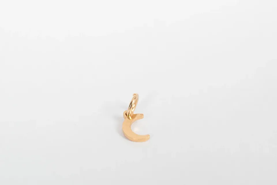 Eremis Måne charm gullbelagt 18 karat mix match