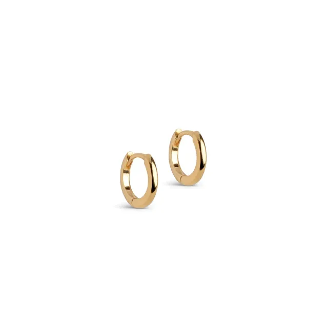 Enamel Classic 8 mm hoops gull