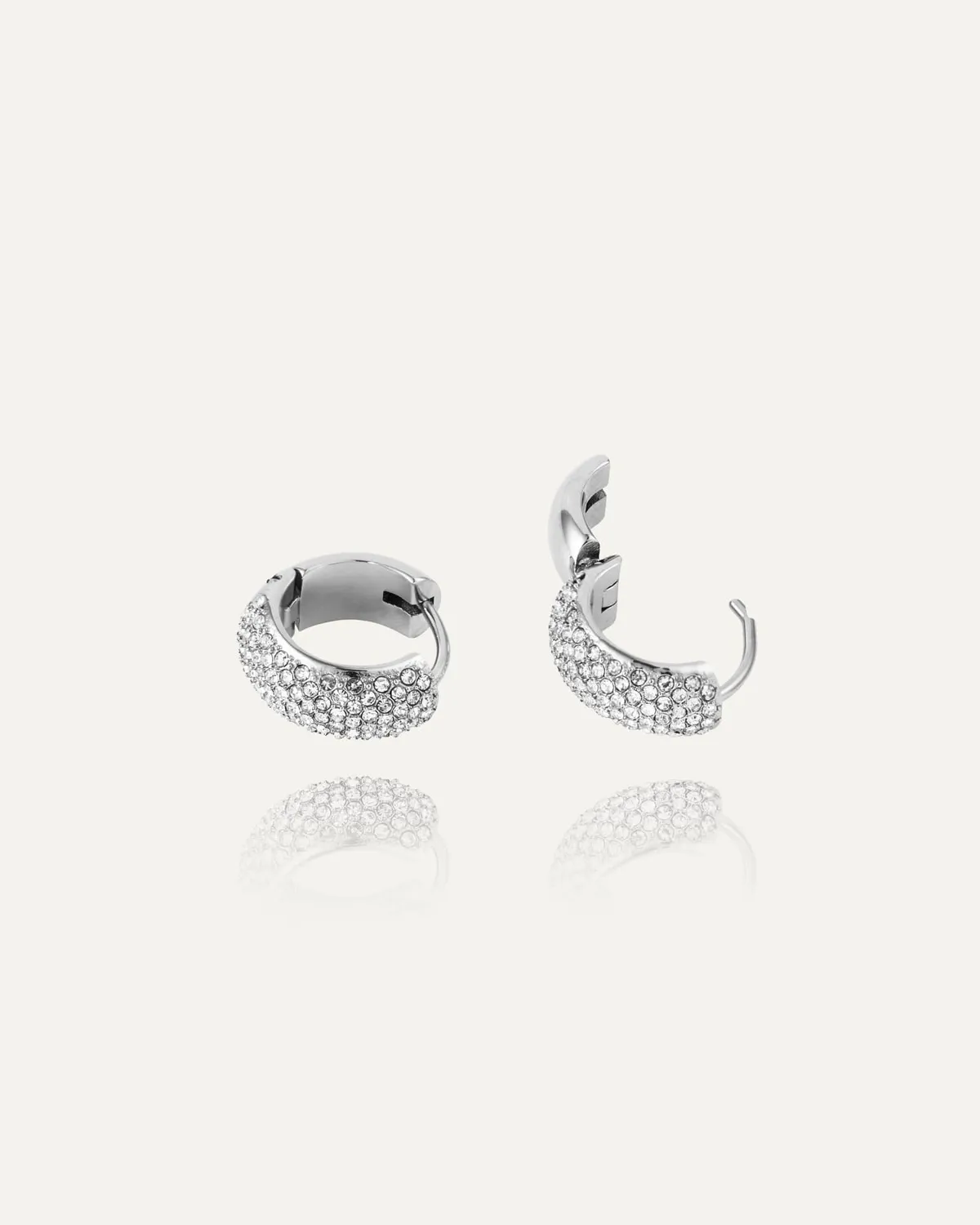 Mockberg Amour Hoops Small øreringer sølv 14 mm