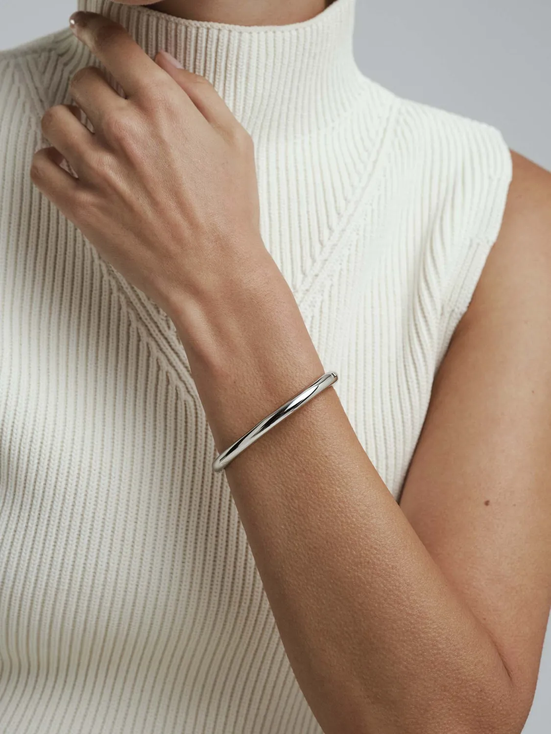 Mockberg Aura Bold Bangle armbånd 190 mm stål