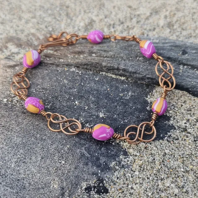 Kunstnerbonden Anita armbånd polymer bronse
