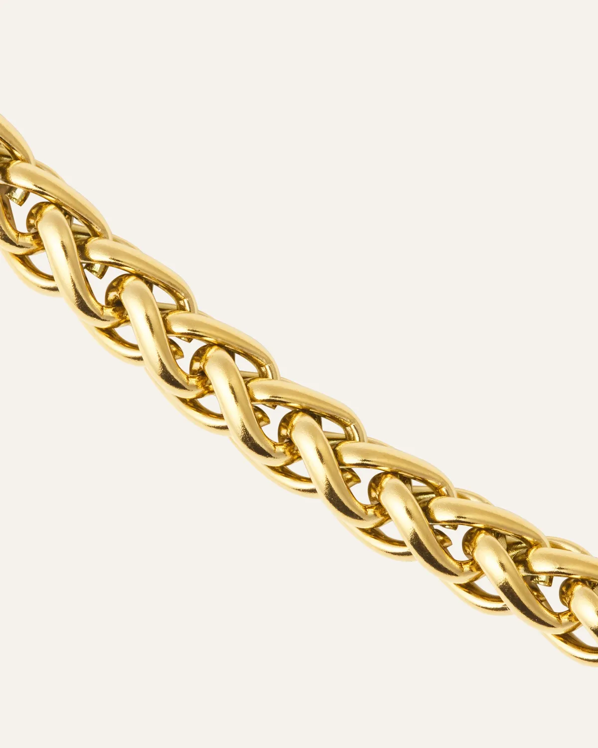 Mockberg Rebel Chain armbånd gull Medium 170 mm