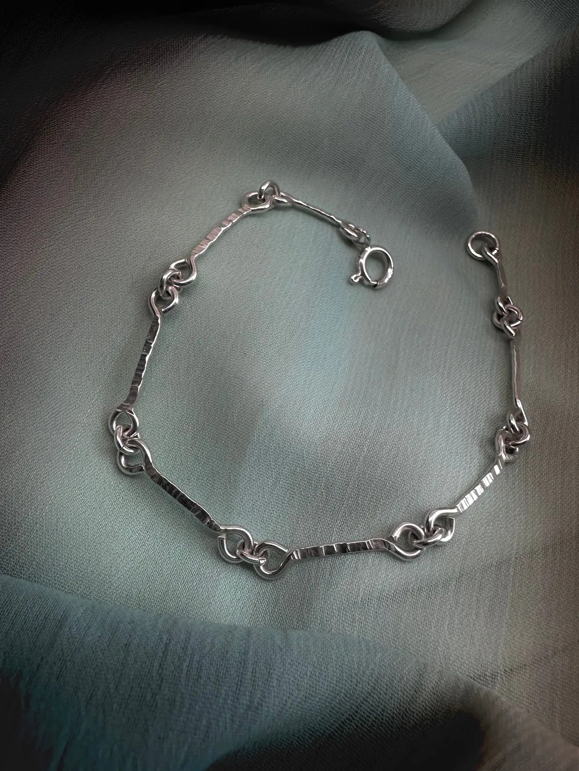Sivia Evigheten Harmoni armbånd sølv 17 cm