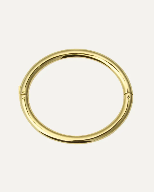 Mockberg Aura Bold Bangle armbånd gull 5 mm vattentålig