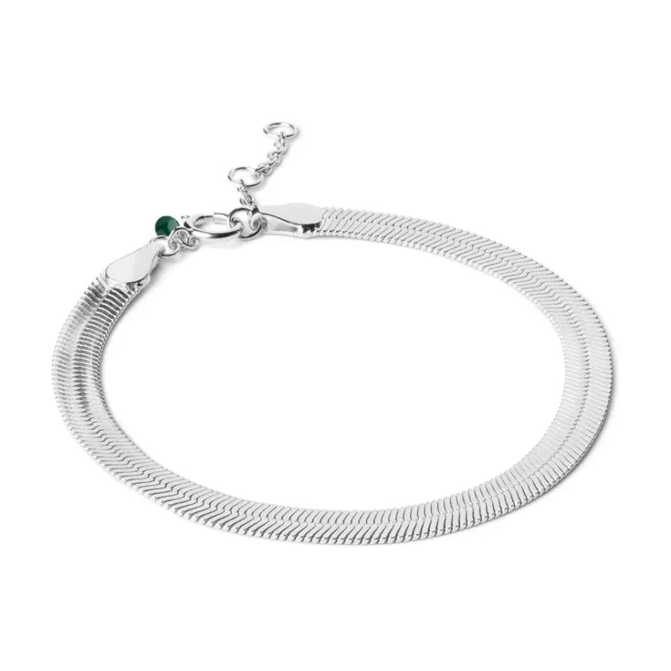 Enamel Copenhagen Carla armbånd sølv 15,5+2 cm