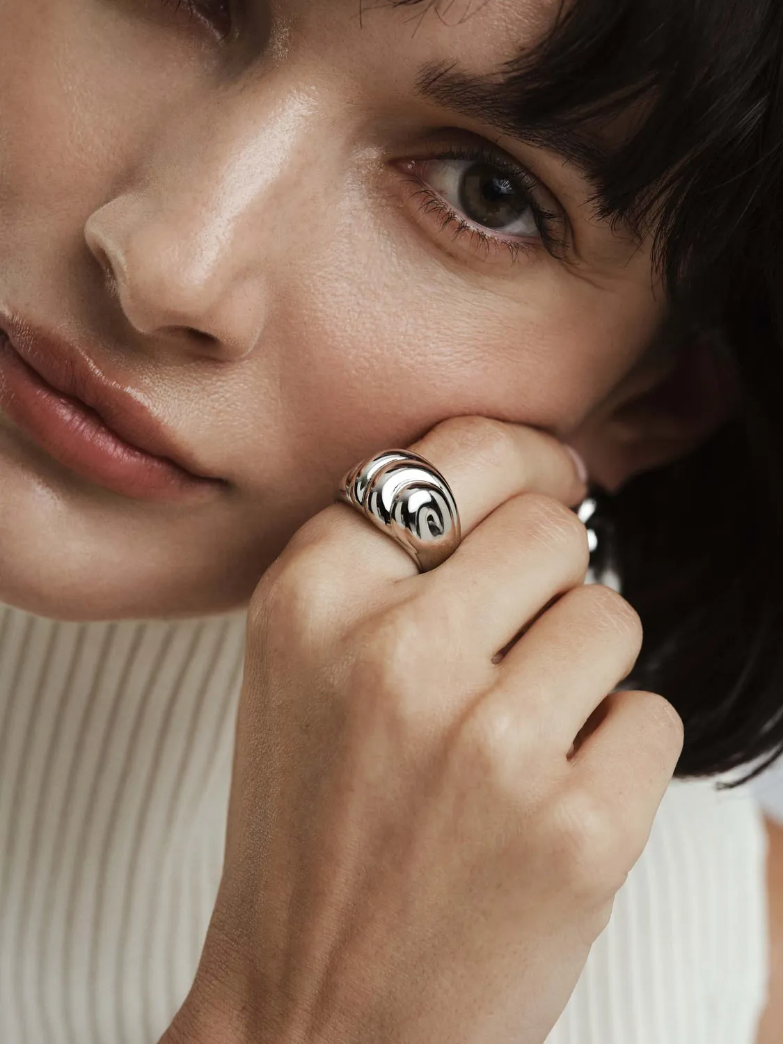 Mockberg Deco Bold ring sølv vanntett