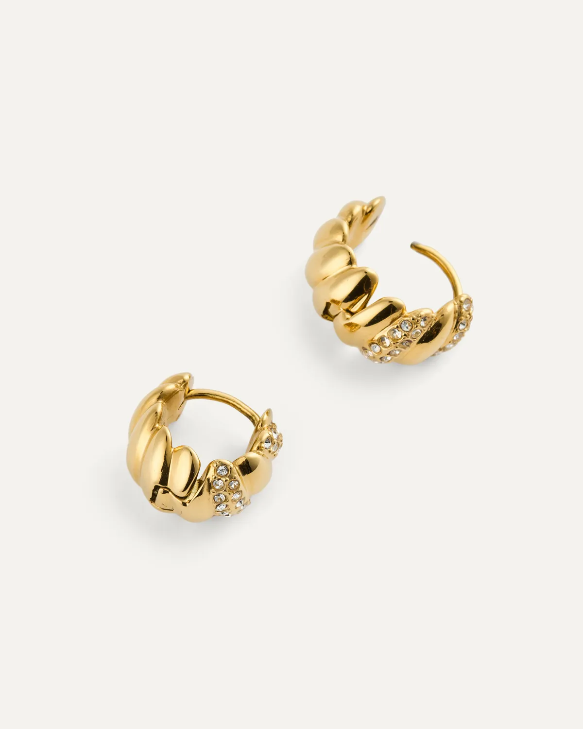 Mockberg Noela Medium Hoops øredobber gull 19 mm