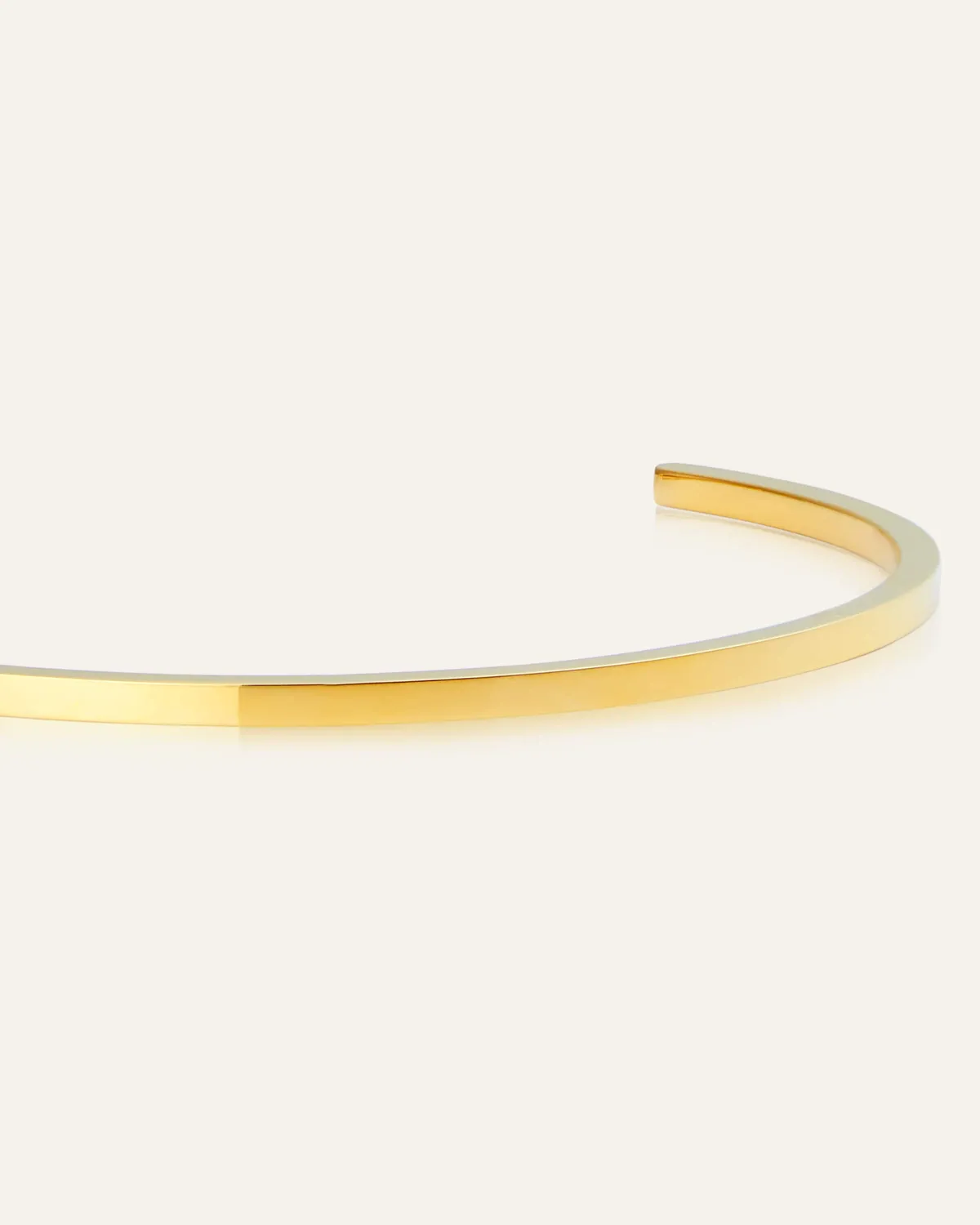 Mockberg Sleek Bangle Medium armband gull vattentett