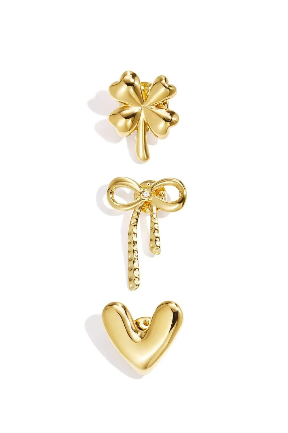 Mea Nani Sweet Balance brosjesett 3 stk 14K gull